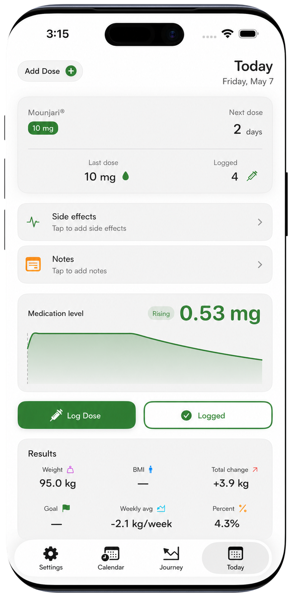 Today screen in Mounjari on iPhone